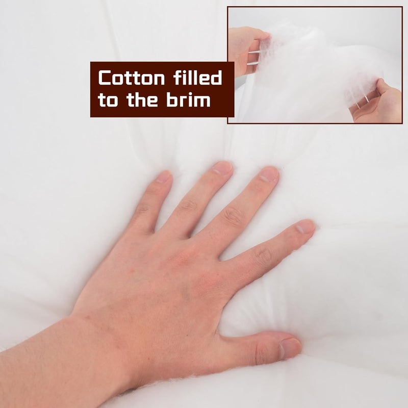 Fchuswty Upholstery Quilt Batting, 36 Inch x 10 Yards Polyester Batting Multipurpose Wadding Fabric Fiber Stuffing for Cushion Pillows, Bedspreads, Padding, Interior Decoration Stuffing - Crafts - Image 3